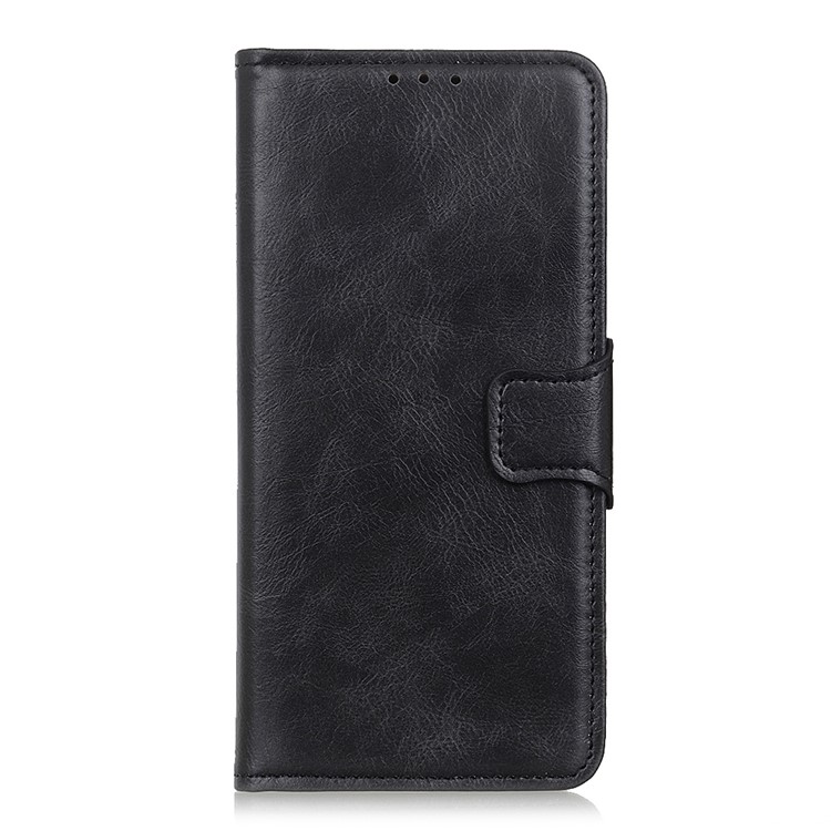Crazy Horse PU Leather Wallet Stand Protector Cover for Samsung Galaxy A32 - Black-7