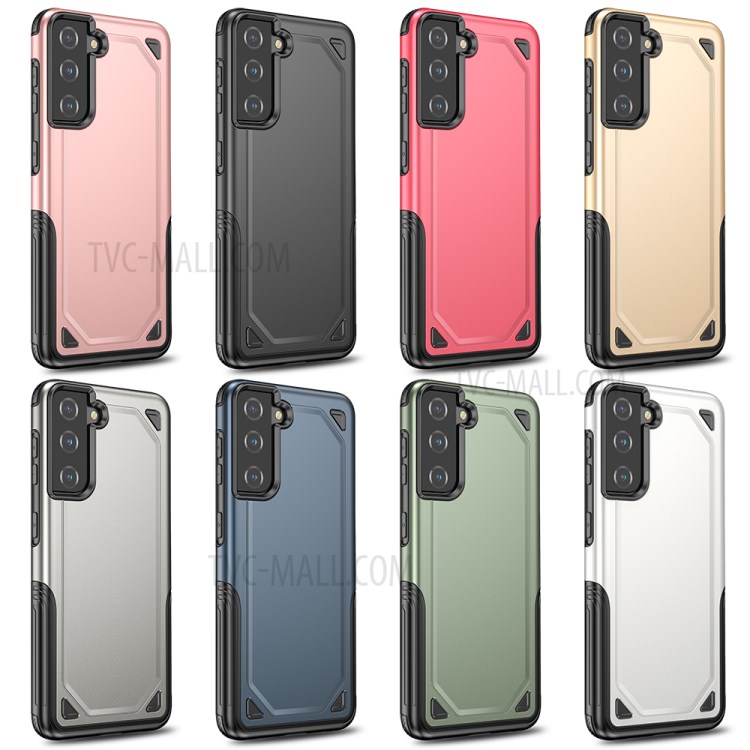 Rugged Armor Plastic + TPU Hybrid Protection Phone Shell Cover for Samsung Galaxy S30 - Rose Gold-9