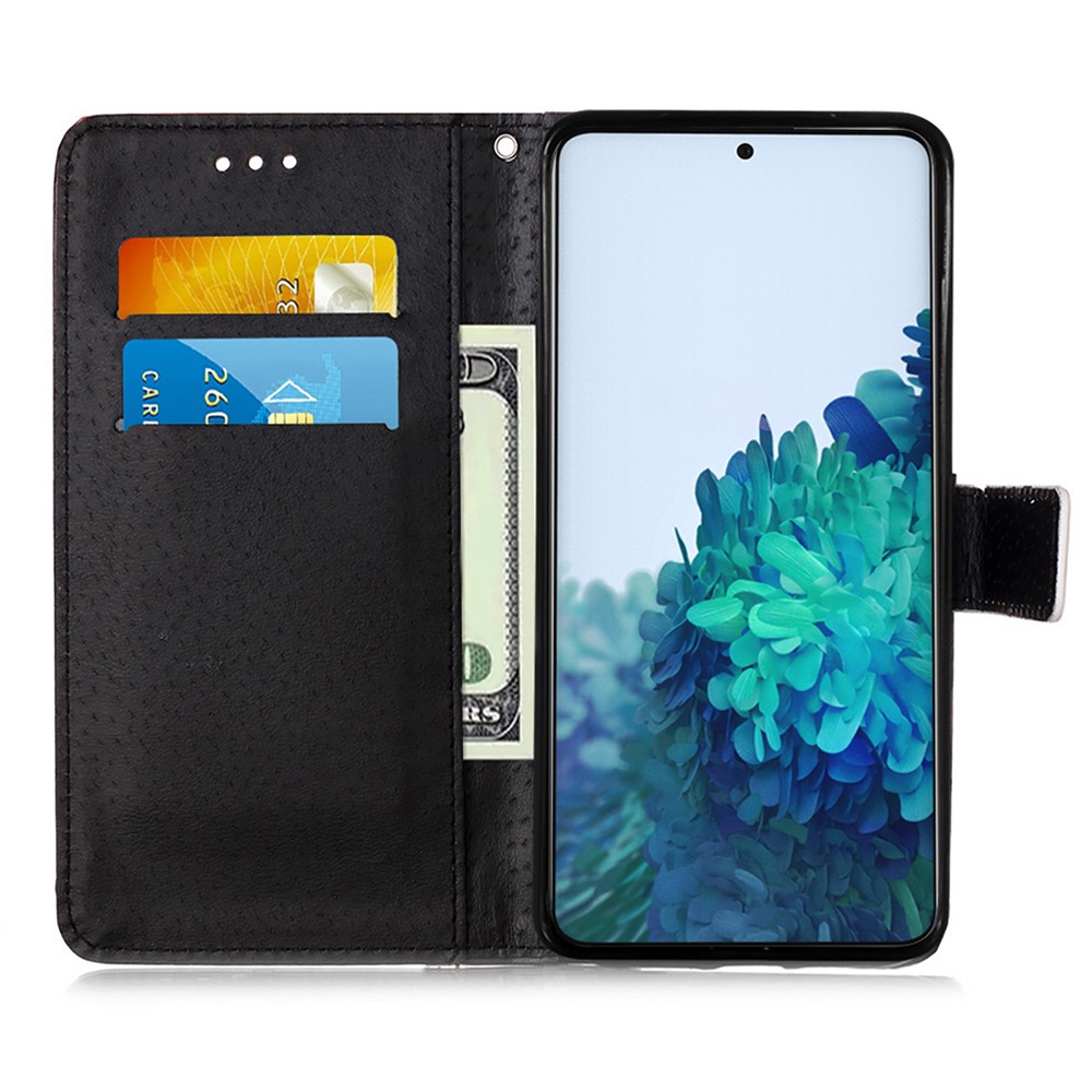 Anti-Drop Leather Wallet Stand Case with Pattern Printing for Samsung Galaxy S30 - Reflection-4