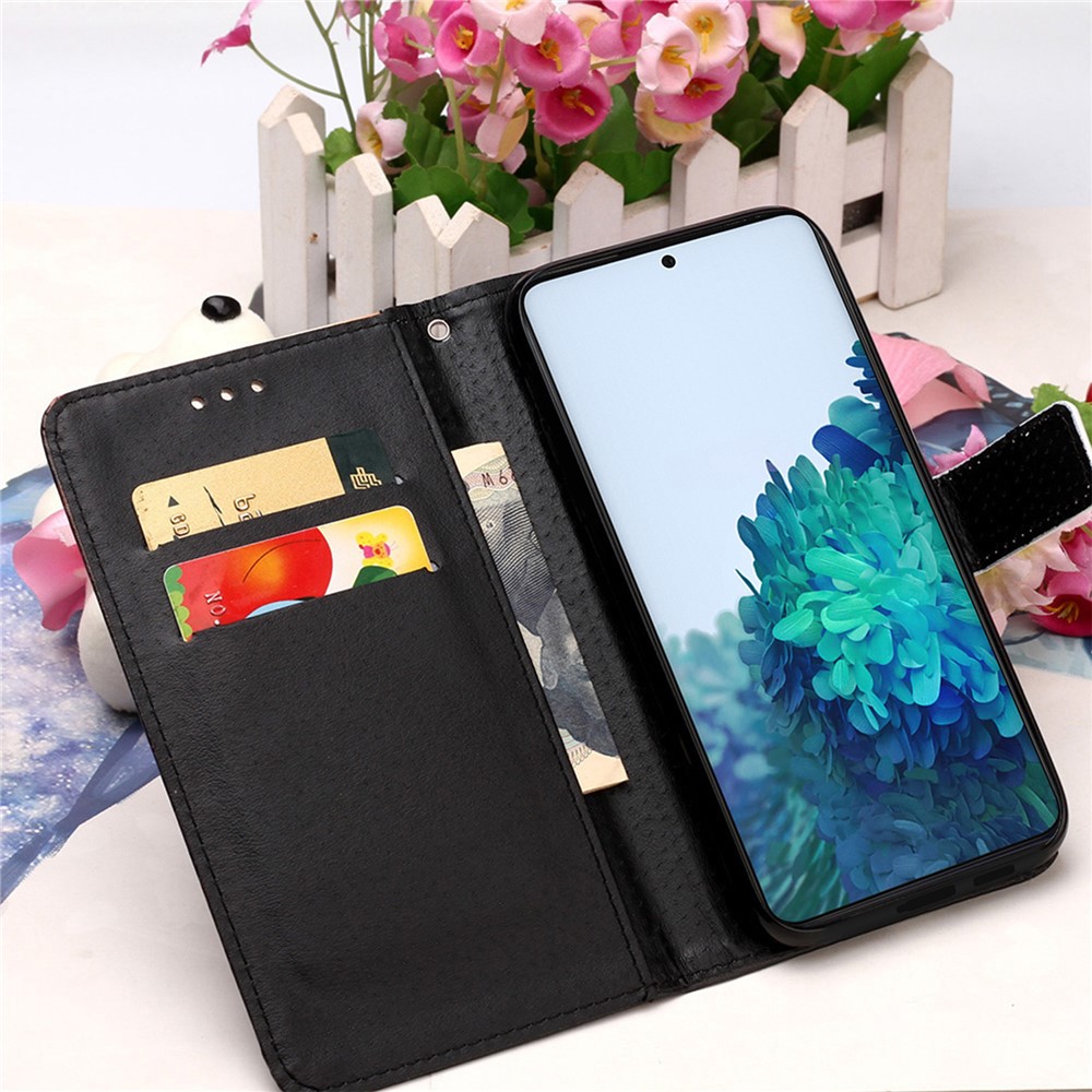 Anti-Drop Leather Wallet Stand Case with Pattern Printing for Samsung Galaxy S30 - Reflection-9