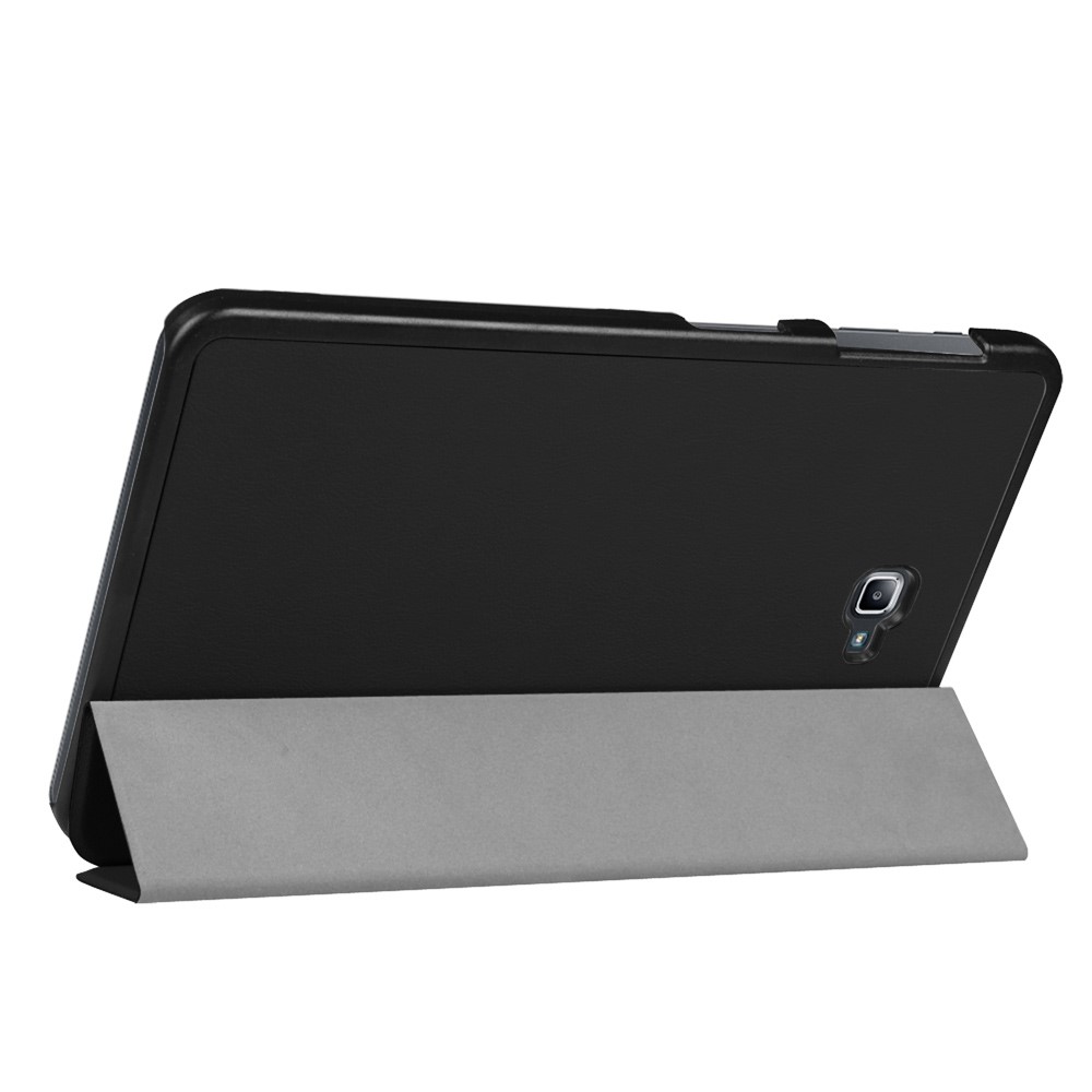 Tri-fold Stand Leather Smart Case for Samsung Galaxy Tab A 10.1 T580/T585 (2016) - Black-5