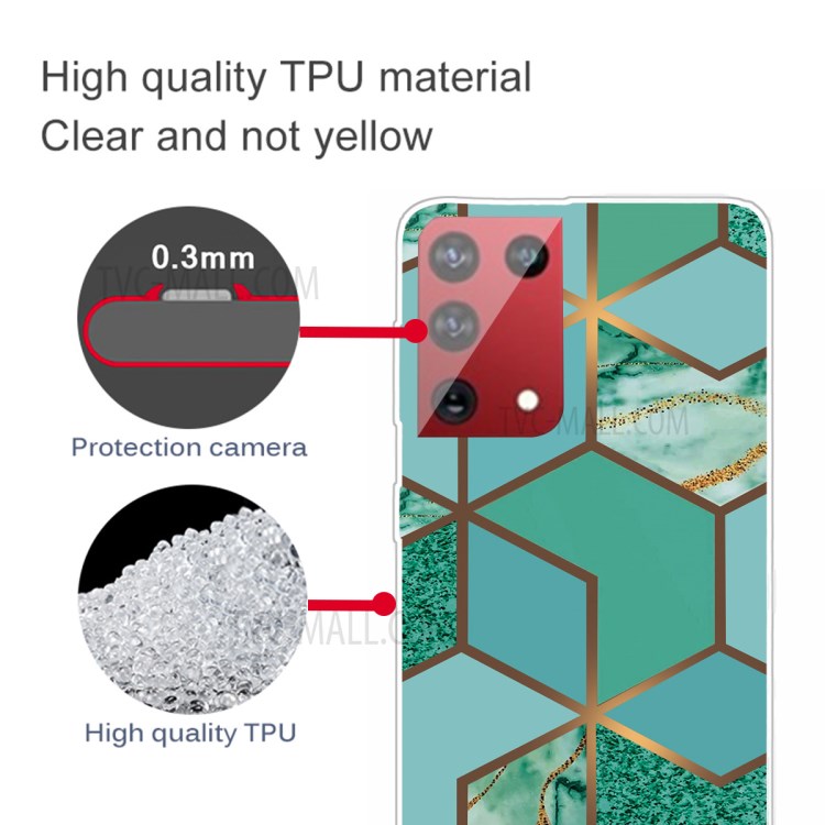 TPU Marble Pattern Printing Protector Cover for Samsung Galaxy S30 Ultra - Style A-3