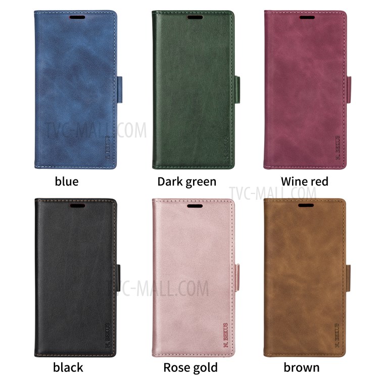N.BEKUS PU Leather Wallet Phone Stand Case for Samsung Galaxy S20 FE/S20 Fan Edition/S20 FE 5G/S20 Fan Edition 5G - Black-12