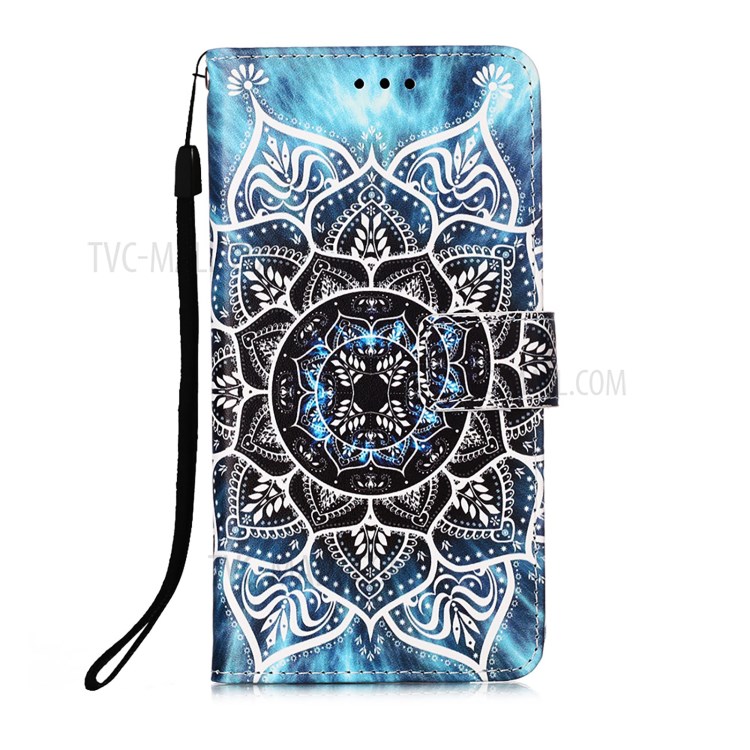 Wallet Stand Pattern Printing Leather Case for Samsung Galaxy A02s - Flower Pattern-2
