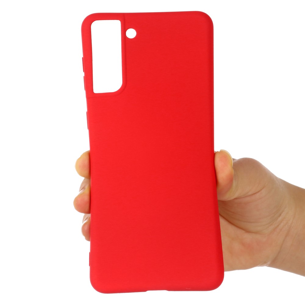 Shockproof Soft Liquid Silicone Phone Case for Samsung Galaxy S30+ - Red-5