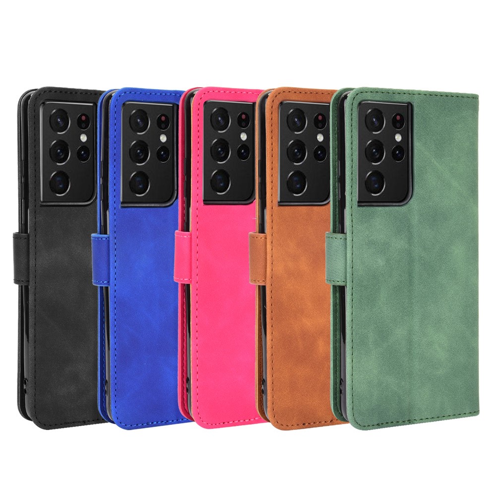 Delicate PU Leather Wallet Cell Phone Case for Samsung Galaxy S30 Ultra - Black-10
