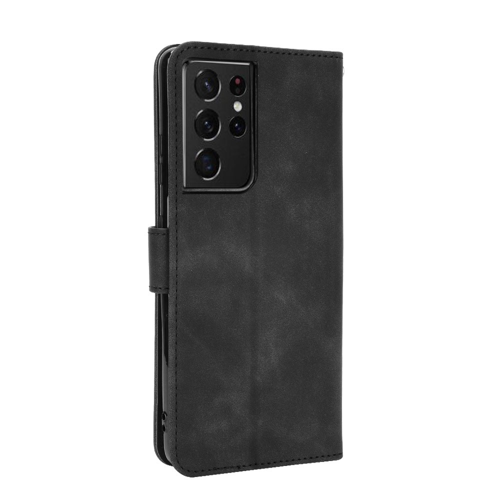 Delicate PU Leather Wallet Cell Phone Case for Samsung Galaxy S30 Ultra - Black-6