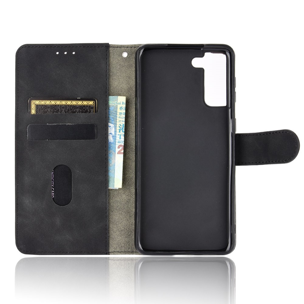 Delicate PU Leather Wallet Cell Phone Case for Samsung Galaxy S30 - Black-2