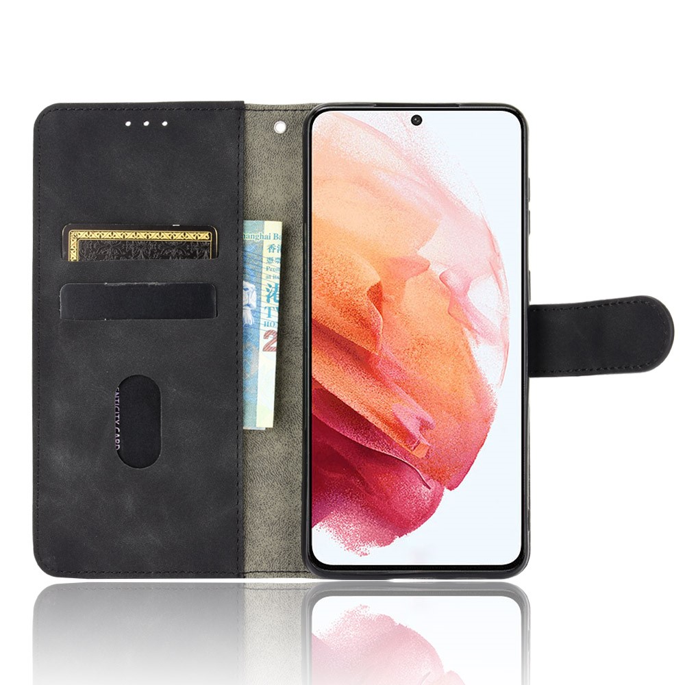 Delicate PU Leather Wallet Cell Phone Case for Samsung Galaxy S30 - Black-3