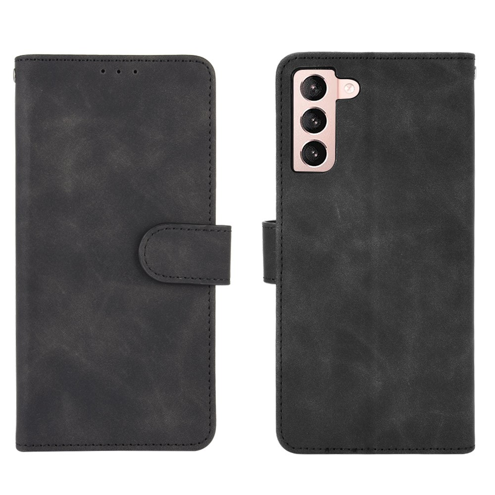 Delicate PU Leather Wallet Cell Phone Case for Samsung Galaxy S30 - Black-6