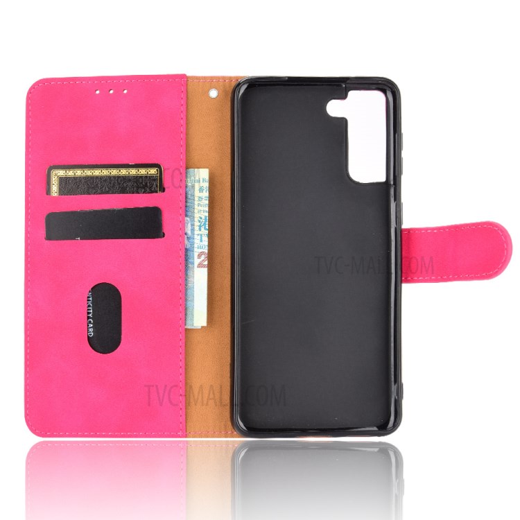 Delicate PU Leather Wallet Cell Phone Case for Samsung Galaxy S30+ - Rose-2