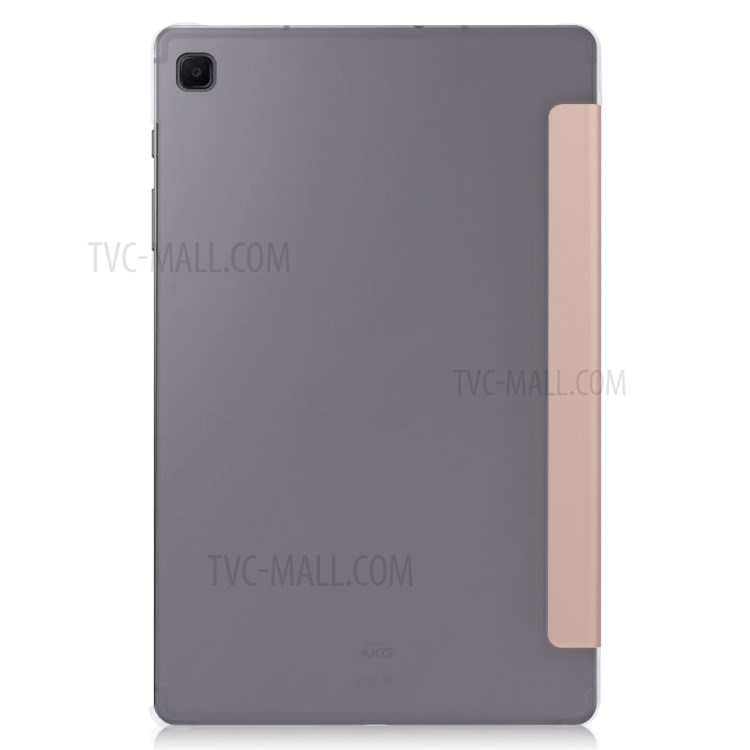 Tri-fold Stand Design PU Leather Protective Tablet Case for Samsung Galaxy Tab A 10.1 (2019) T510 - Pink-7