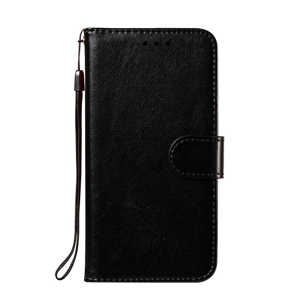 Dual-sided Magnetic Clasp Leather Wallet Stand Phone Case Shellf or Samsung Galaxy S21 Ultra - Black-2