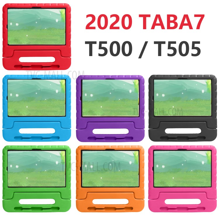 Kickstand Anti-shock EVA Tablet Case with Stylus Slot for Samsung Galaxy Tab A7 10.4 (2020) - Green-9