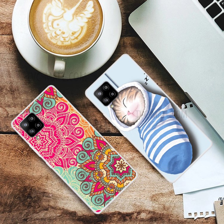 Pattern Printing TPU Phone Case for Samsung Galaxy A42 5G - Cat-2
