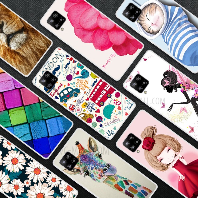 Pattern Printing TPU Phone Case for Samsung Galaxy A42 5G - Cat-4