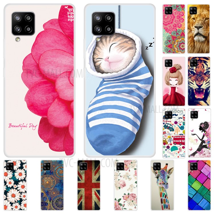 Pattern Printing TPU Phone Case for Samsung Galaxy A42 5G - Cat-5