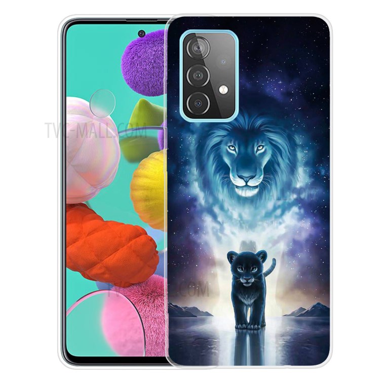 Hot Style for Samsung Galaxy A32 Pattern Printing TPU Cover Phone Case - Lion-1