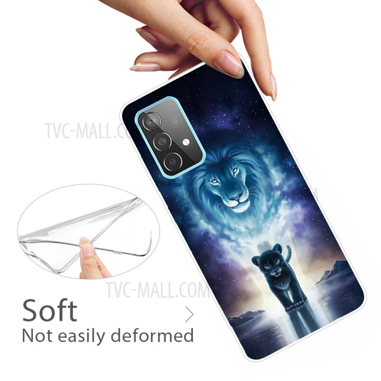 Hot Style for Samsung Galaxy A32 Pattern Printing TPU Cover Phone Case - Lion-2
