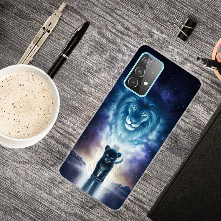 Hot Style for Samsung Galaxy A32 Pattern Printing TPU Cover Phone Case - Lion-4