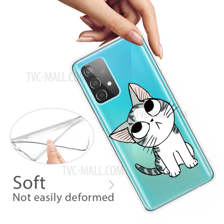 IMD Pattern TPU Phone Case Drop Resistant for Samsung Galaxy A72 5G - Cat-2