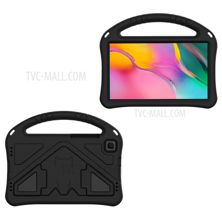 Anti-shock with Pen Slot Handle EVA Tablet Case for Samsung Galaxy Tab A 8.0 Wi-Fi (2019) SM-T290 - Black-1