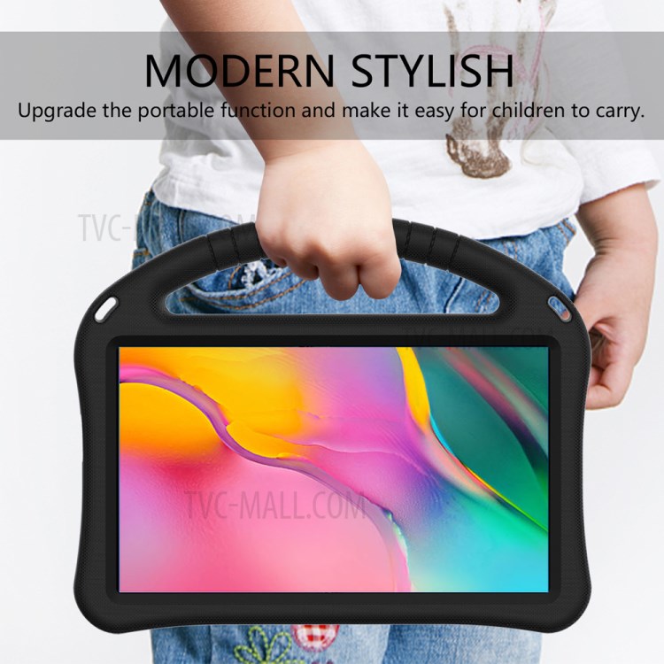 Anti-shock with Pen Slot Handle EVA Tablet Case for Samsung Galaxy Tab A 8.0 Wi-Fi (2019) SM-T290 - Black-4