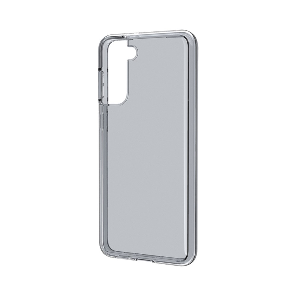 Clear Design Anti-fingerprint Case for Samsung Galaxy S21 Plus PC+TPU Combo Back Case - Black-5