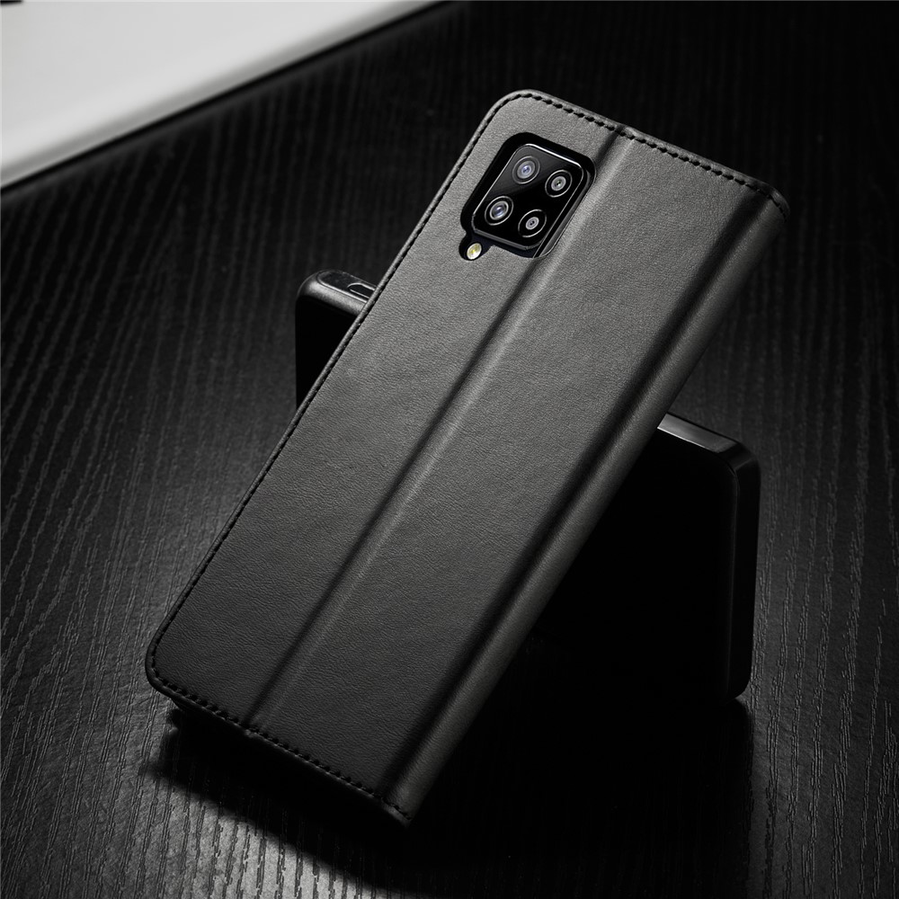 LC.IMEEKE for Samsung Galaxy A42 5G Leather Wallet Case - Black-16