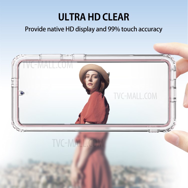 Crystal Clear Shield Flexible TPU Case for Samsung Galaxy S21-3
