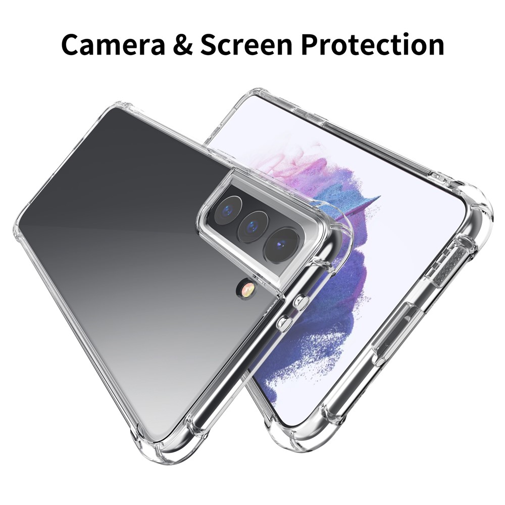 LEEU DESIGN Air Cushion Drop-proof TPU Shell with Voice Conversion Jack for Samsung Galaxy S21-3