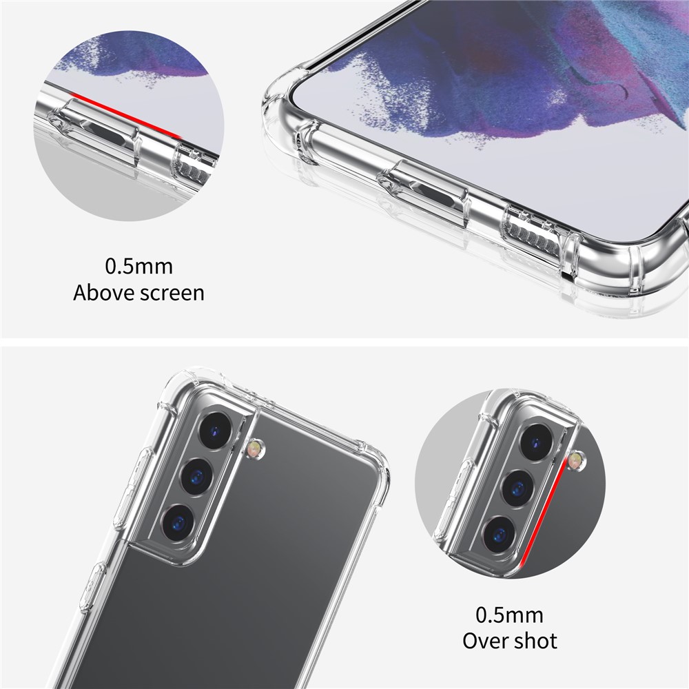 LEEU DESIGN Air Cushion Drop-proof TPU Shell with Voice Conversion Jack for Samsung Galaxy S21-7