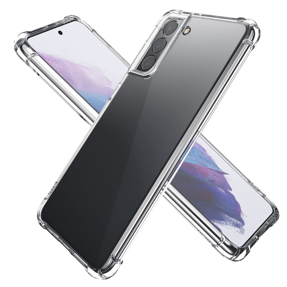 LEEU DESIGN Air Cushion Drop-proof TPU Shell with Voice Conversion Jack for Samsung Galaxy S21-9