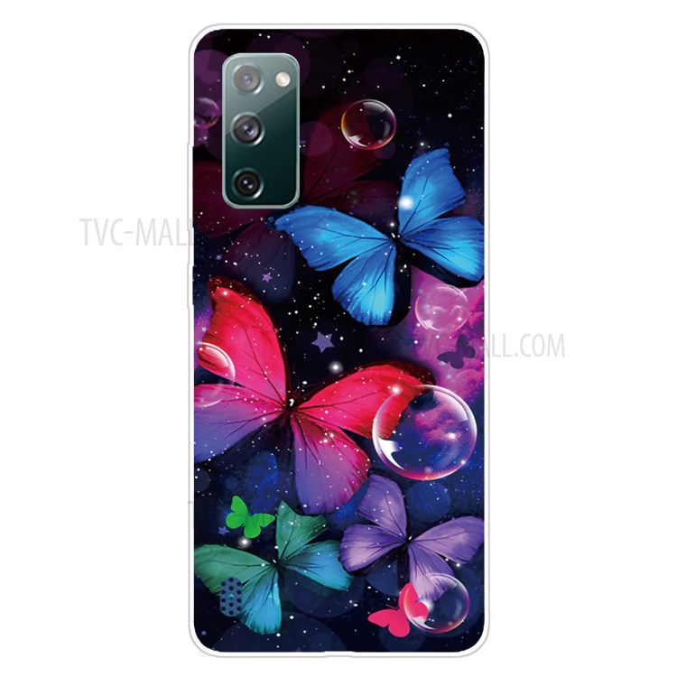 Pattern Printing Flexible TPU Phone Case for Samsung Galaxy S20 FE/S20 Fan Edition/S20 FE 5G/S20 Fan Edition 5G - Butterfly-1