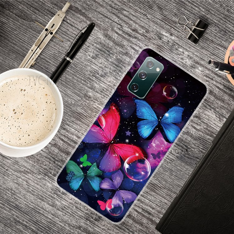 Pattern Printing Flexible TPU Phone Case for Samsung Galaxy S20 FE/S20 Fan Edition/S20 FE 5G/S20 Fan Edition 5G - Butterfly-4