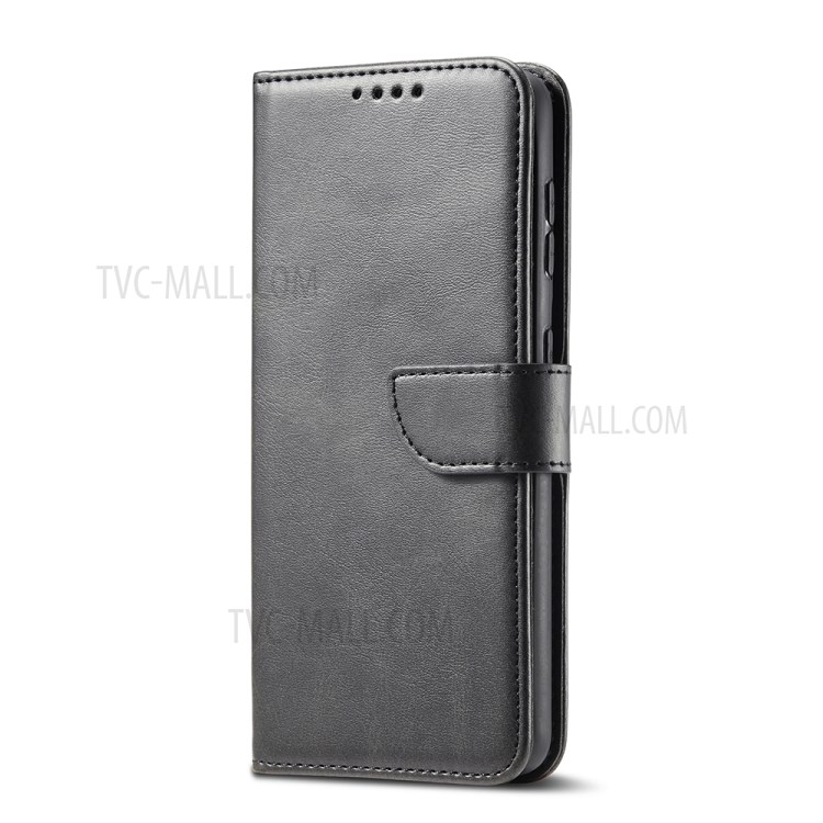 Classic Style Auto-absorbed Leather Phone Protective Cover Case with Clasp for Samsung Galaxy S21+ 5G - Black-7
