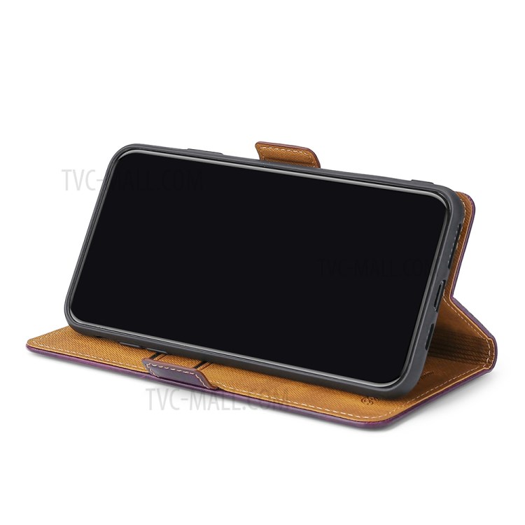 TPU + PU Leather Stand Case for Samsung Galaxy A72 5G - Blue-5