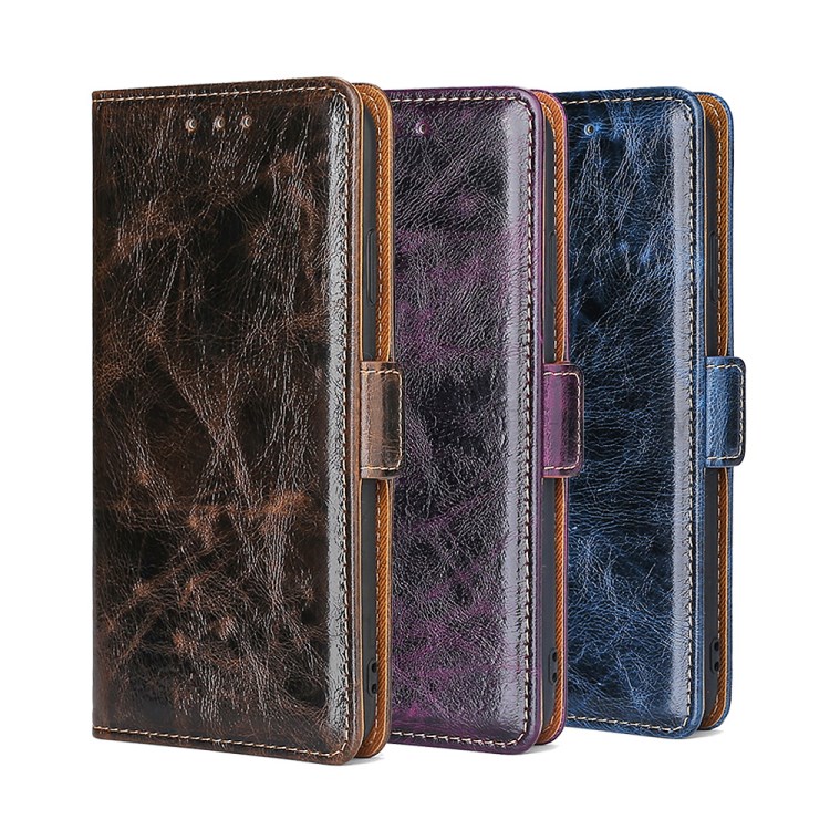 TPU + PU Leather Stand Case for Samsung Galaxy A72 5G - Blue-9