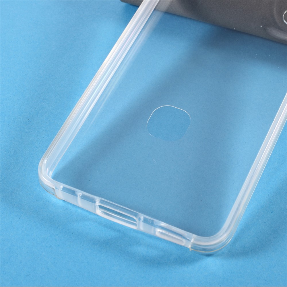 PET Cover + TPU Frame + Acrylic Panel Full Protective Shell for Samsung Galaxy S21 Clear Hybrid Case-8