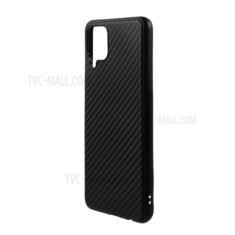 Phone Cover Carbon Fiber Protective Shellfor Samsung Galaxy A12 5G TPU Case-2