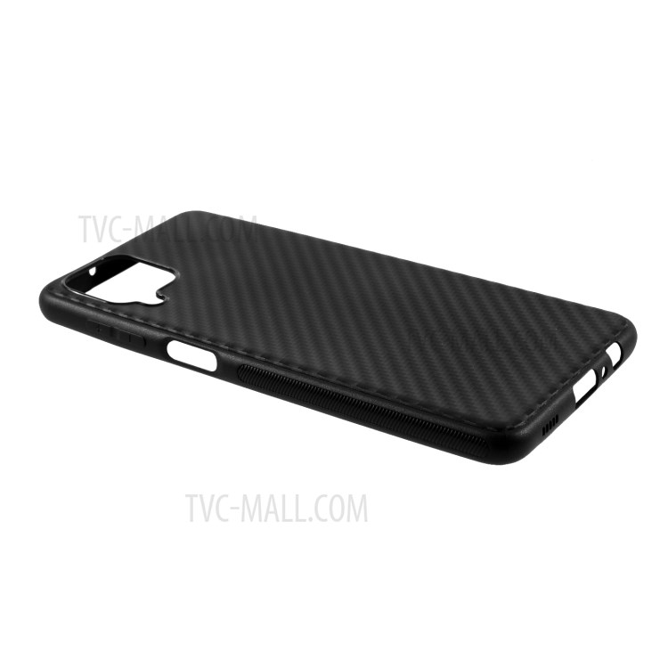Phone Cover Carbon Fiber Protective Shellfor Samsung Galaxy A12 5G TPU Case-4