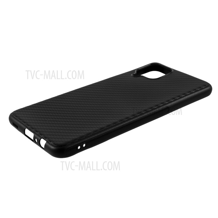Phone Cover Carbon Fiber Protective Shellfor Samsung Galaxy A12 5G TPU Case-5