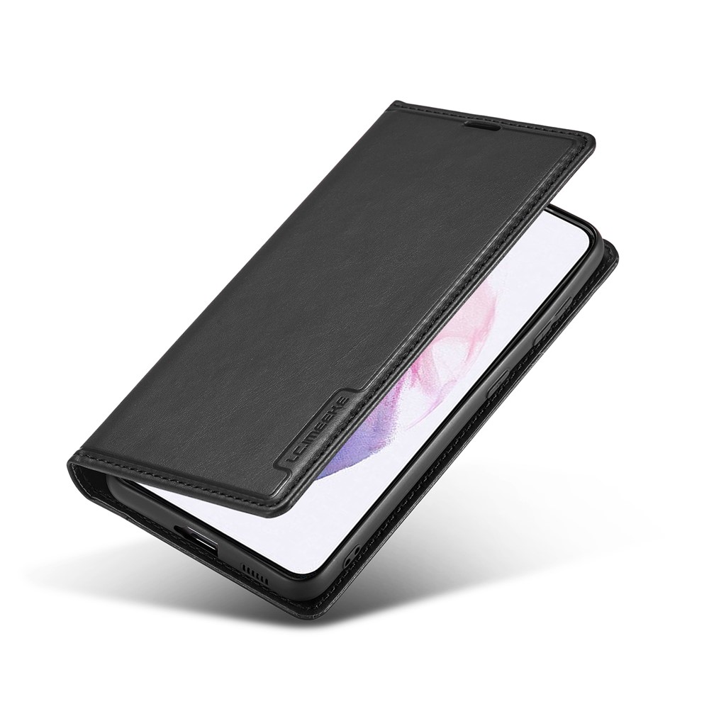LC.IMEEKE LC-001 Series Card Slots Design Leather Phone Cover Case for Samsung Galaxy S21 Plus 5G - Black-6