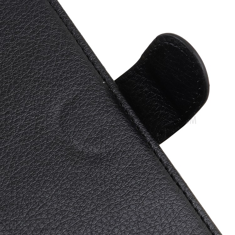 Estilo de Estilo Clásico Litchi Textura de Cuero Funda Para Teléfonos Para Samsung Galaxy A02s (164.2x75.9x9.1 Mm) - Negro-8