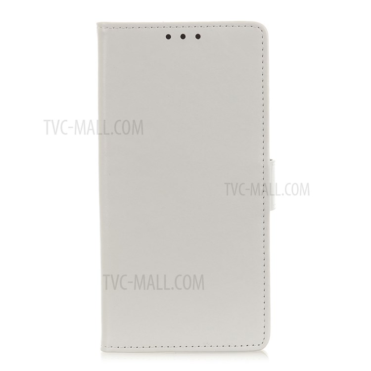 Crazy Horse Wallet Stand Leather Protective Shell Case for Samsung Galaxy A02s (EU Version) - White-2