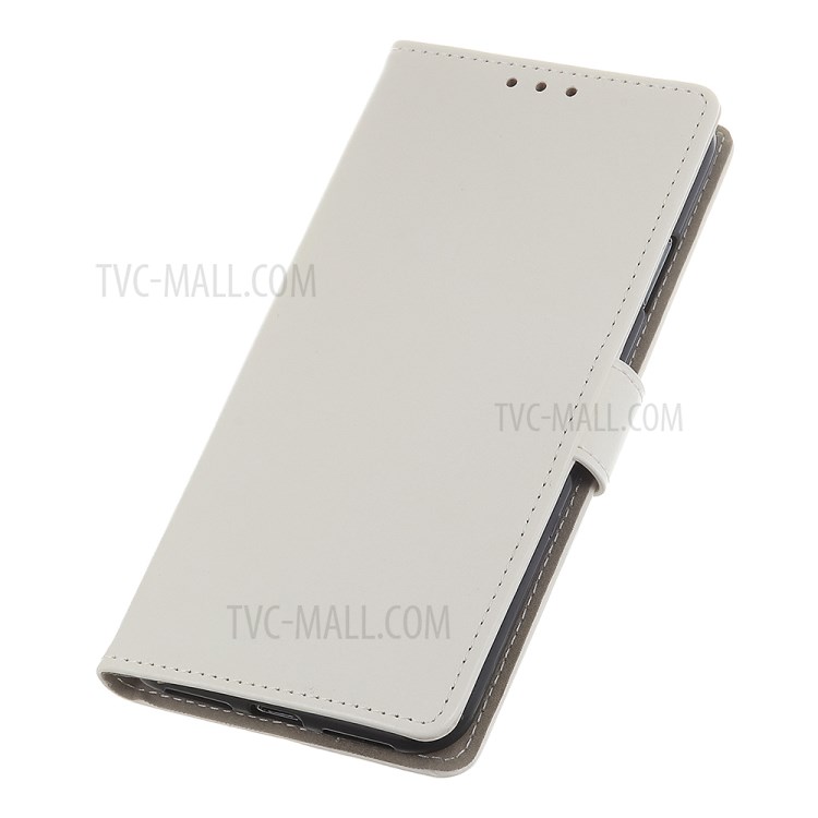 Crazy Horse Wallet Stand Leather Protective Shell Case for Samsung Galaxy A02s (EU Version) - White-6