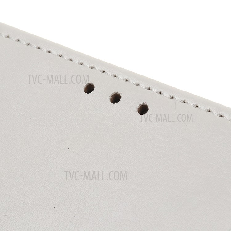 Crazy Horse Wallet Stand Leather Protective Shell Case for Samsung Galaxy A02s (EU Version) - White-7