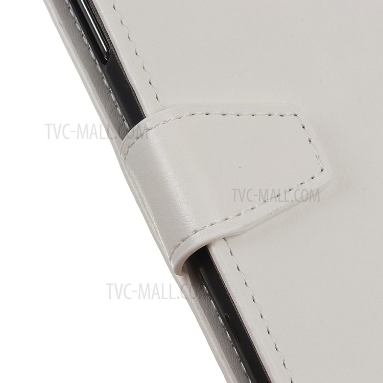 Crazy Horse Wallet Stand Leather Protective Shell Case for Samsung Galaxy A02s (EU Version) - White-8