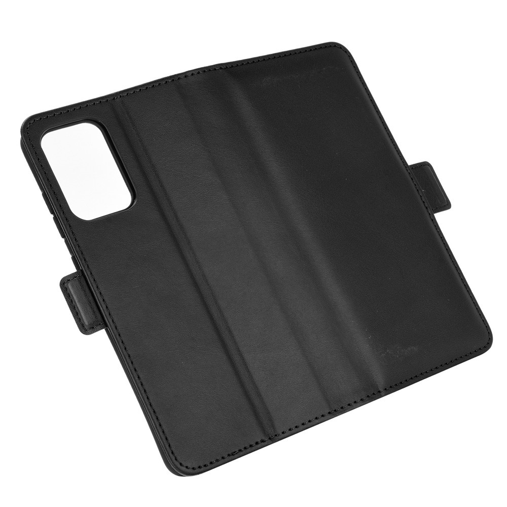 Full Protection Dual Magnetic Clasp Folio Flip Leather Cover Case for Samsung Galaxy A52 5G - Black-7