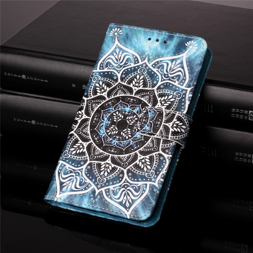 Custodia Per Pellicola Per Portafoglio in Pelle da Stampa Modello Per Samsung Galaxy A52 4G/5G / A52s 5G - Mandala-6